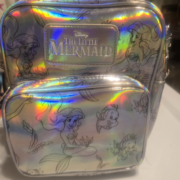 Buckle-Down Handbags - Disney The Little Mermaid Holographic Backpack